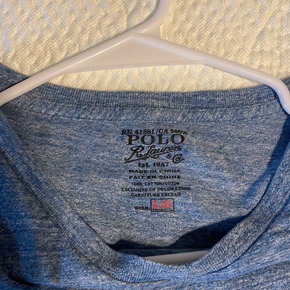 Large Mens Ralph Lauren Polo full sleeve shirt. - Picture 2 of 4